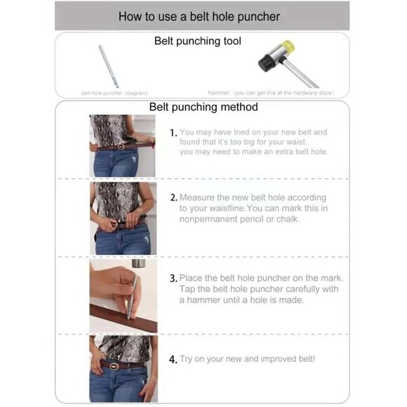 NEW SHEIN‎ Flower Detail Heart Decor Belt With Hole Punch - Picture 4 of 7